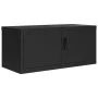 Armario archivador de acero negro 90x40x240 cm de vidaXL, Taquillas y armarios de almacenamiento - Ref: Foro24-3188327, Preci...