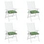 Cojines para silla 4 uds tela estampado de hojas 50x50x7 cm de vidaXL, Cojines para sillas y sofás - Ref: Foro24-361556, Prec...