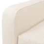 Sofá de 3 plazas de tela color blanco crema de vidaXL, Sofás - Ref: Foro24-245451, Precio: 385,35 €, Descuento: %