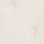 Sofá de 3 plazas de tela color blanco crema de vidaXL, Sofás - Ref: Foro24-245451, Precio: 391,25 €, Descuento: %