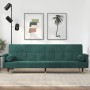 Sofá cama con cojines terciopelo verde oscuro de vidaXL, Sofás - Ref: Foro24-351859, Precio: 315,50 €, Descuento: %