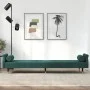 Sofá cama con cojines terciopelo verde oscuro de vidaXL, Sofás - Ref: Foro24-351859, Precio: 310,93 €, Descuento: %