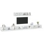 Set de muebles para TV 6 piezas madera contrachapada blanco en Muebles TV | Comprar online en Foru.es
