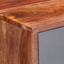 Aparador de madera maciza gris 120x30x55 cm de vidaXL, Aparadores - Ref: Foro24-286371, Precio: 261,65 €, Descuento: %