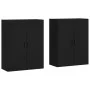 Armarios de pared 2 unidades negro 69,5x34x90 cm by vidaXL, Sideboards - Ref: Foro24-3195636, Price: 144,07 €, Discount: %