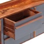 Aparador de madera maciza gris 120x30x55 cm de vidaXL, Aparadores - Ref: Foro24-286371, Precio: 261,65 €, Descuento: %