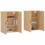 Armario de pared 2 unidades roble Sonoma 69,5x34x90 cm de vidaXL, Aparadores - Ref: Foro24-3195638, Precio: 125,27 €, Descuen...