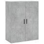 Armario de pared 2 unidades gris hormigón 69,5x34x90 cm de vidaXL, Aparadores - Ref: Foro24-3195639, Precio: 125,50 €, Descue...