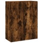 Armarios de pared 2 unidades roble ahumado 69,5x34x90 cm de vidaXL, Aparadores - Ref: Foro24-3195640, Precio: 124,59 €, Descu...