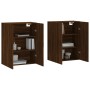 Armarios de pared 2 unidades marrón roble 69,5x34x90 cm de vidaXL, Aparadores - Ref: Foro24-3195642, Precio: 130,18 €, Descue...