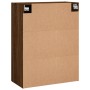 Armarios de pared 2 unidades marrón roble 69,5x34x90 cm de vidaXL, Aparadores - Ref: Foro24-3195642, Precio: 130,18 €, Descue...