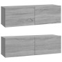 Set de muebles para TV 6 pzas madera contrachapada gris Sonoma en Muebles TV | Comprar online en Foru.es