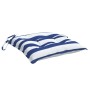 Cojines de silla 2 uds tela Oxford rayas azul blanco 50x50x7 cm de vidaXL, Cojines para sillas y sofás - Ref: Foro24-361543, ...