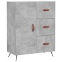 Aparador alto madera contrachapada gris hormigón 69,5x34x180 cm de vidaXL, Aparadores - Ref: Foro24-3195879, Precio: 167,97 €...