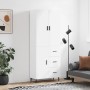 Aparador alto madera contrachapada blanco 69,5x34x180 cm de vidaXL, Aparadores - Ref: Foro24-3195915, Precio: 168,42 €, Descu...