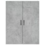 Aparador alto madera contrachapada gris hormigón 69,5x34x180 cm de vidaXL, Aparadores - Ref: Foro24-3195919, Precio: 164,11 €...
