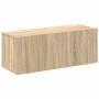 Set de muebles para TV 4 pzas madera contrachapada roble Sonoma en Muebles TV | Comprar online en Foru.es
