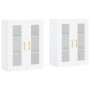 Armarios de pared 2 uds madera de ingeniería blanco de vidaXL, Aparadores - Ref: Foro24-3197929, Precio: 201,08 €, Descuento: %