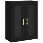 Armarios de pared 2 uds madera de ingeniería negro de vidaXL, Aparadores - Ref: Foro24-3197930, Precio: 159,49 €, Descuento: %