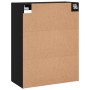 Armarios de pared 2 uds madera de ingeniería negro de vidaXL, Aparadores - Ref: Foro24-3197930, Precio: 159,49 €, Descuento: %