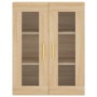 Armarios de pared 2 uds madera de ingeniería roble Sonoma de vidaXL, Aparadores - Ref: Foro24-3197932, Precio: 158,46 €, Desc...