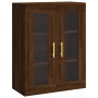 Armarios de pared 2 uds madera de ingeniería marrón roble de vidaXL, Aparadores - Ref: Foro24-3197936, Precio: 170,14 €, Desc...