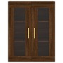 Armarios de pared 2 uds madera de ingeniería marrón roble de vidaXL, Aparadores - Ref: Foro24-3197936, Precio: 170,14 €, Desc...