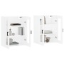 Armarios de pared 2 uds madera de ingeniería blanco de vidaXL, Aparadores - Ref: Foro24-3197937, Precio: 179,53 €, Descuento: %