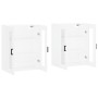 Armarios de pared 2 uds madera de ingeniería blanco de vidaXL, Aparadores - Ref: Foro24-3197937, Precio: 179,53 €, Descuento: %