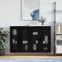 Armarios de pared 2 uds madera de ingeniería negro de vidaXL, Aparadores - Ref: Foro24-3197938, Precio: 179,65 €, Descuento: %
