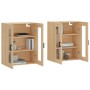 Armarios de pared 2 uds madera de ingeniería roble Sonoma de vidaXL, Aparadores - Ref: Foro24-3197940, Precio: 168,52 €, Desc...