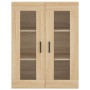 Armarios de pared 2 uds madera de ingeniería roble Sonoma de vidaXL, Aparadores - Ref: Foro24-3197940, Precio: 168,52 €, Desc...