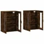 Armarios de pared 2 uds madera de ingeniería roble ahumado by vidaXL, Sideboards - Ref: Foro24-3197942, Price: 167,80 €, Disc...