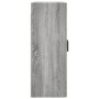 Armarios de pared 2 uds madera de ingeniería gris Sonoma de vidaXL, Aparadores - Ref: Foro24-3197943, Precio: 155,21 €, Descu...