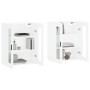Armarios de pared 2 uds madera de ingeniería blanco de vidaXL, Aparadores - Ref: Foro24-3197953, Precio: 172,03 €, Descuento: %