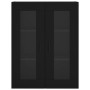 Armarios de pared 2 uds madera de ingeniería negro de vidaXL, Aparadores - Ref: Foro24-3197954, Precio: 198,74 €, Descuento: %