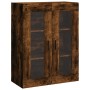 Armarios de pared 2 uds madera de ingeniería roble ahumado de vidaXL, Aparadores - Ref: Foro24-3197958, Precio: 157,77 €, Des...