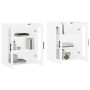 Armarios de pared 2 uds madera de ingeniería blanco de vidaXL, Aparadores - Ref: Foro24-3197961, Precio: 161,06 €, Descuento: %