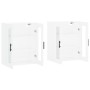 Armarios de pared 2 uds madera de ingeniería blanco de vidaXL, Aparadores - Ref: Foro24-3197961, Precio: 161,06 €, Descuento: %