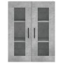 Armarios de pared 2 uds madera de ingeniería gris hormigón de vidaXL, Aparadores - Ref: Foro24-3197965, Precio: 136,39 €, Des...