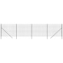 Cerca de alambre de acero galvanizado gris antracita 1,6x10 m de vidaXL, Paneles de vallas - Ref: Foro24-154212, Precio: 113,...