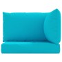 Cojines para palés 3 piezas tela Oxford turquesa de vidaXL, Cojines para sillas y sofás - Ref: Foro24-361791, Precio: 43,64 €...