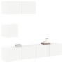 Set de muebles para TV 4 piezas madera contrachapada blanco en Muebles TV | Comprar online en Foru.es