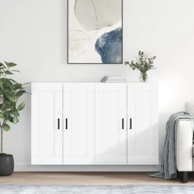 Armarios de pared 2 uds madera de ingeniería blanco von vidaXL, Sideboards - Ref: Foro24-3198025, Preis: 131,81 €, Rabatt: %