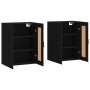 Armarios de pared 2 uds madera de ingeniería negro de vidaXL, Aparadores - Ref: Foro24-3198026, Precio: 170,32 €, Descuento: %