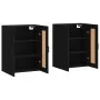 Wall cabinets 2 pcs black engineered wood by vidaXL, Sideboards - Ref: Foro24-3198026, Price: 162,71 €, Discount: %