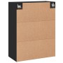Armarios de pared 2 uds madera de ingeniería negro de vidaXL, Aparadores - Ref: Foro24-3198026, Precio: 170,32 €, Descuento: %