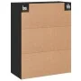 Wall cabinets 2 pcs black engineered wood by vidaXL, Sideboards - Ref: Foro24-3198026, Price: 162,71 €, Discount: %