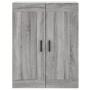 Armarios de pared 2 uds madera de ingeniería gris Sonoma de vidaXL, Aparadores - Ref: Foro24-3198031, Precio: 133,86 €, Descu...