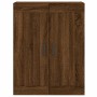 Armarios de pared 2 uds madera de ingeniería marrón roble de vidaXL, Aparadores - Ref: Foro24-3198032, Precio: 148,42 €, Desc...